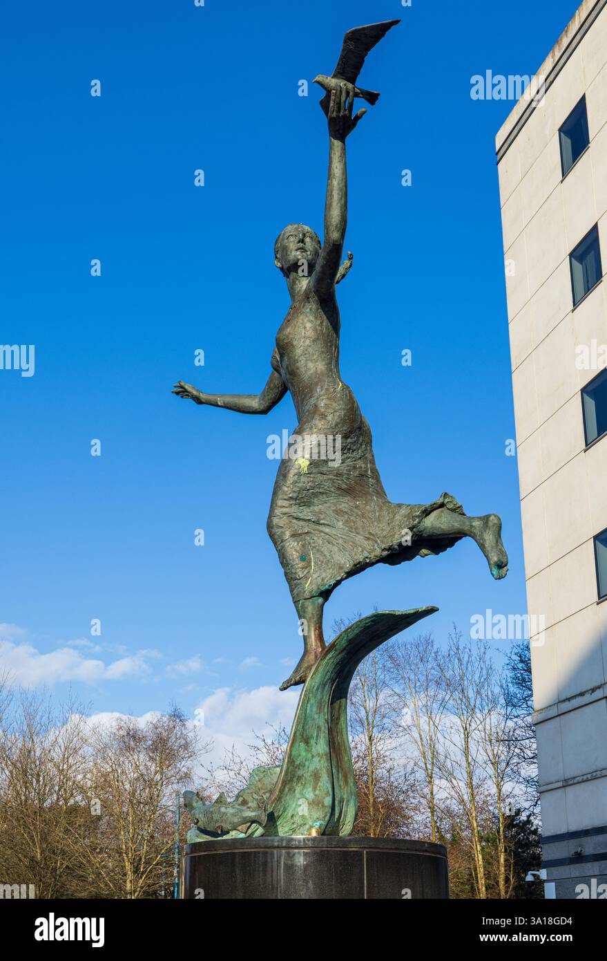 Greek nereid sea nymph statue hi-res stock photography and