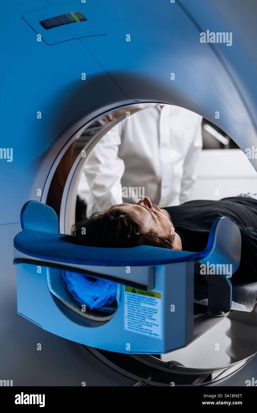 After the MRI procedure, the patient receives doctor's