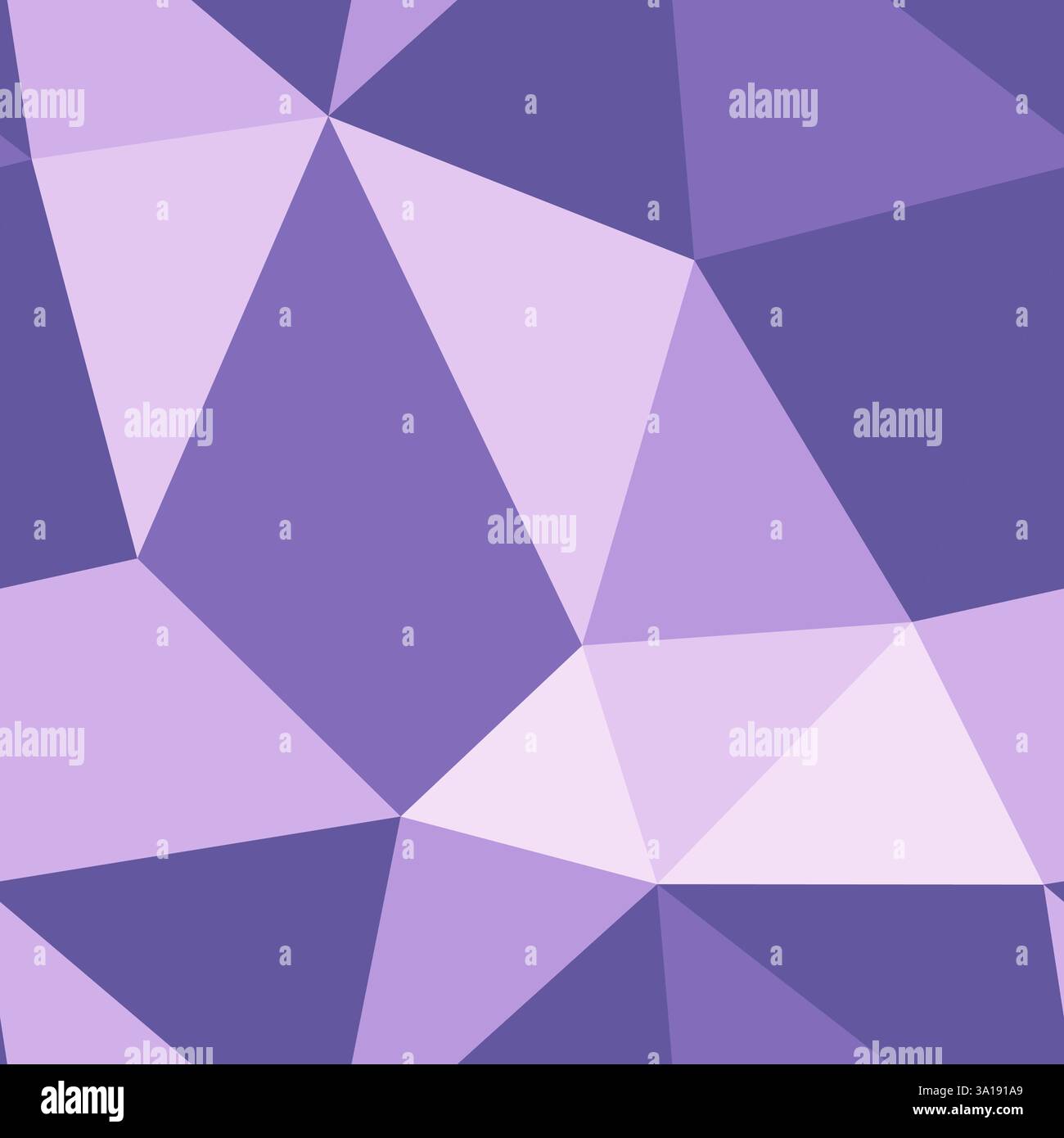 Minimal geometric background. Big triangles size. Repeatable pattern. Lavender Fields color palette. Awesome vector tiles. Stock Vector