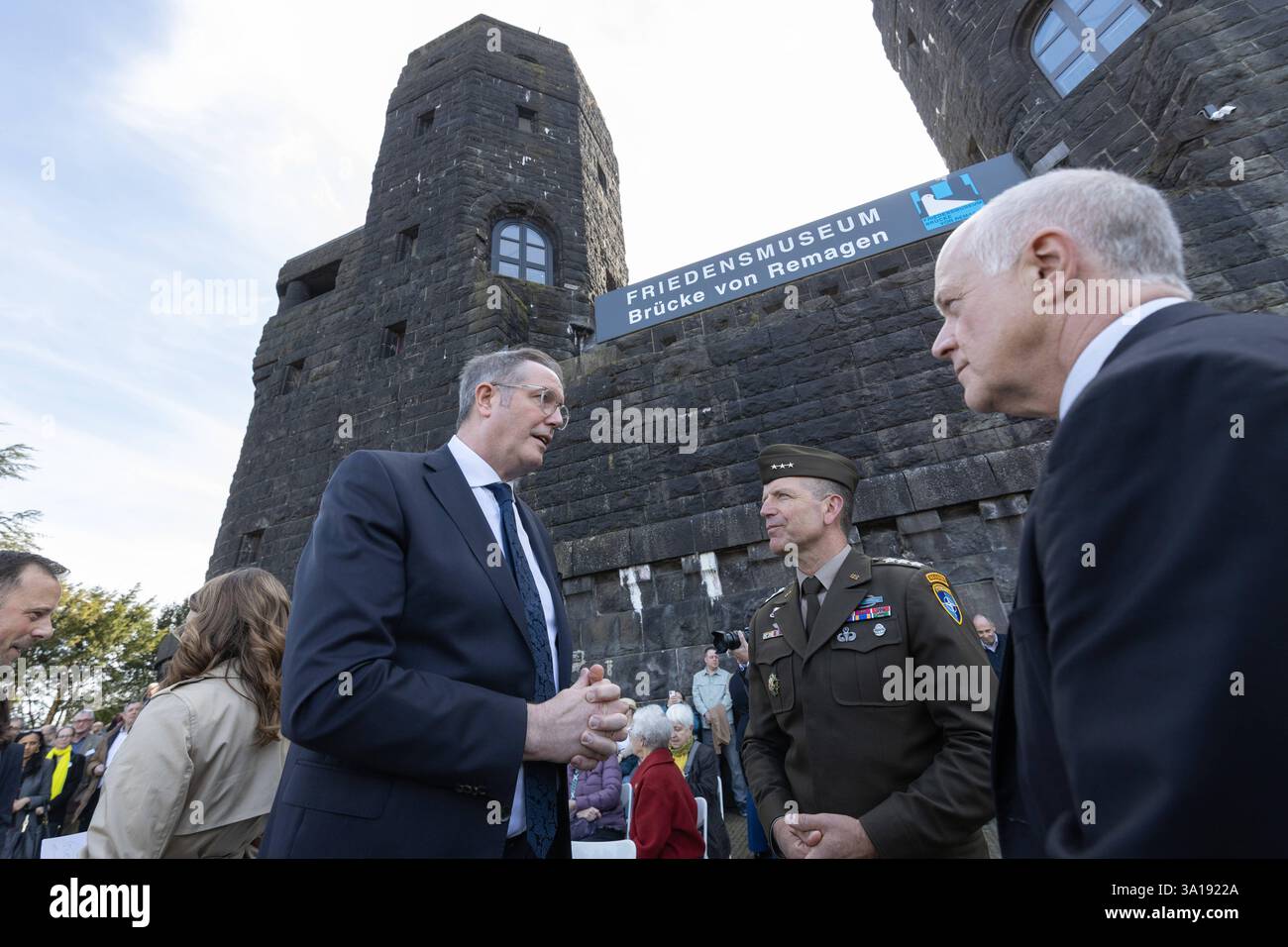 Gedenkveranstaltung Brücke von Remagen - 07.03.2025 Ministerpräsident ...