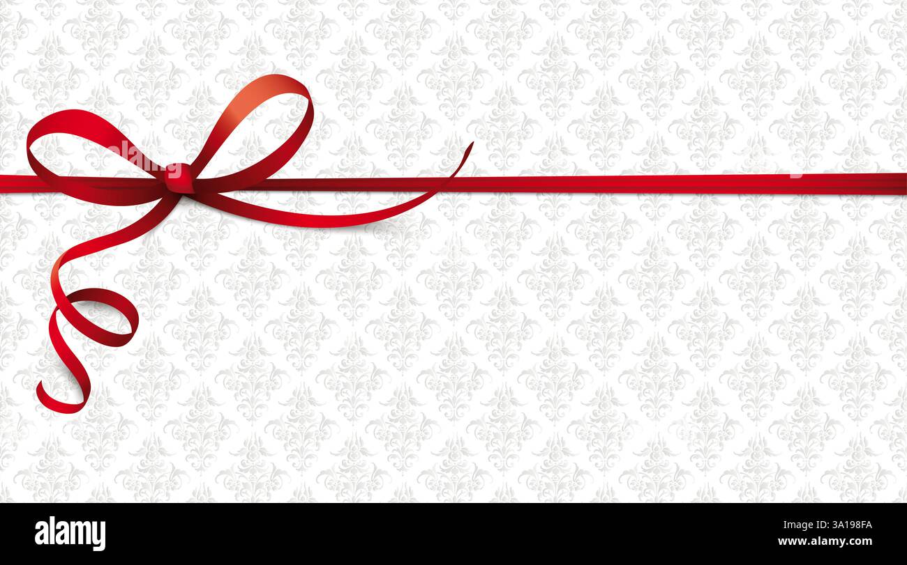 Noble ribbon wallpaper with classic emblem and classic ornaments Stock ...