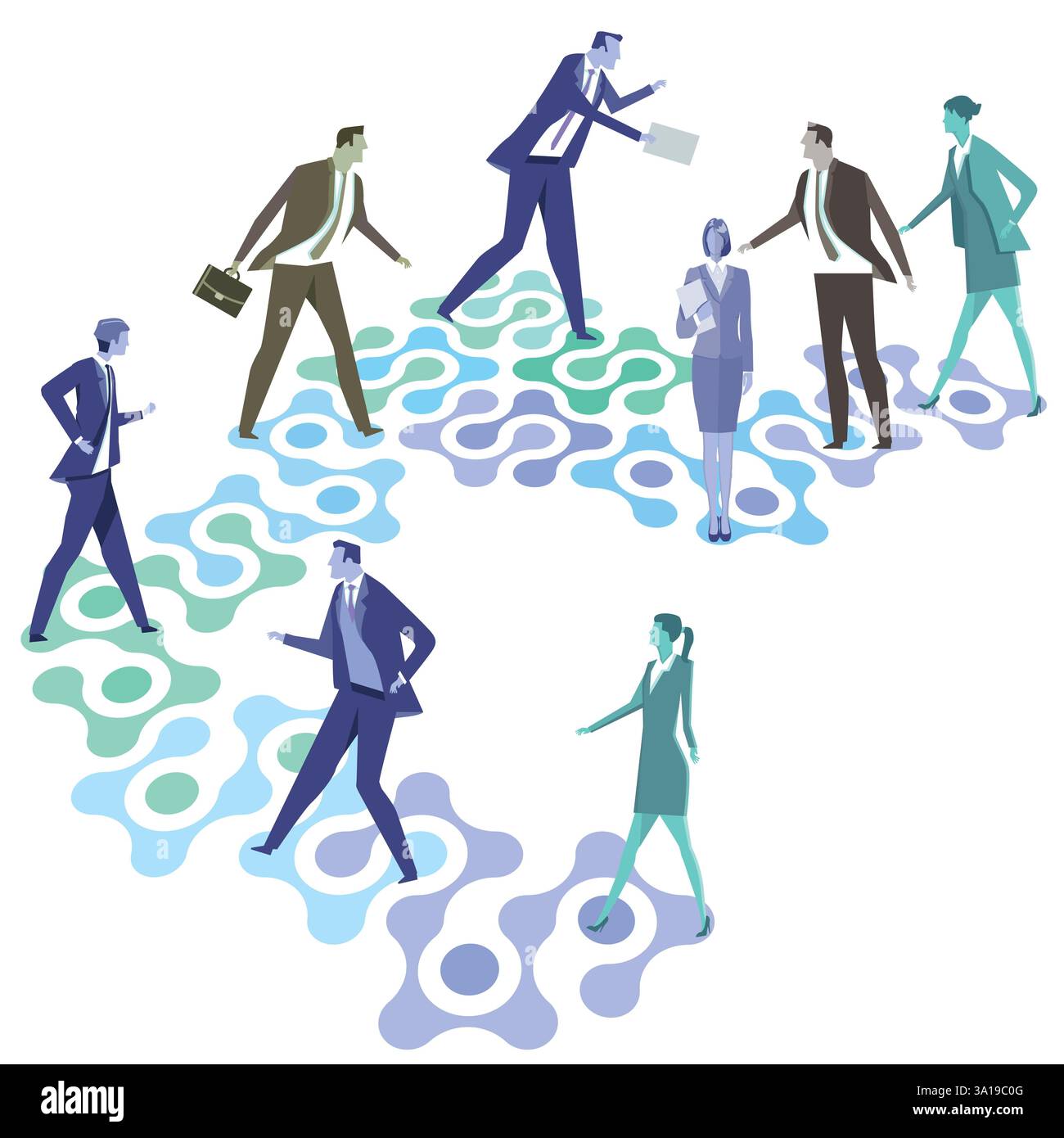 Connection network Cut Out Stock Images Pictures Alamy