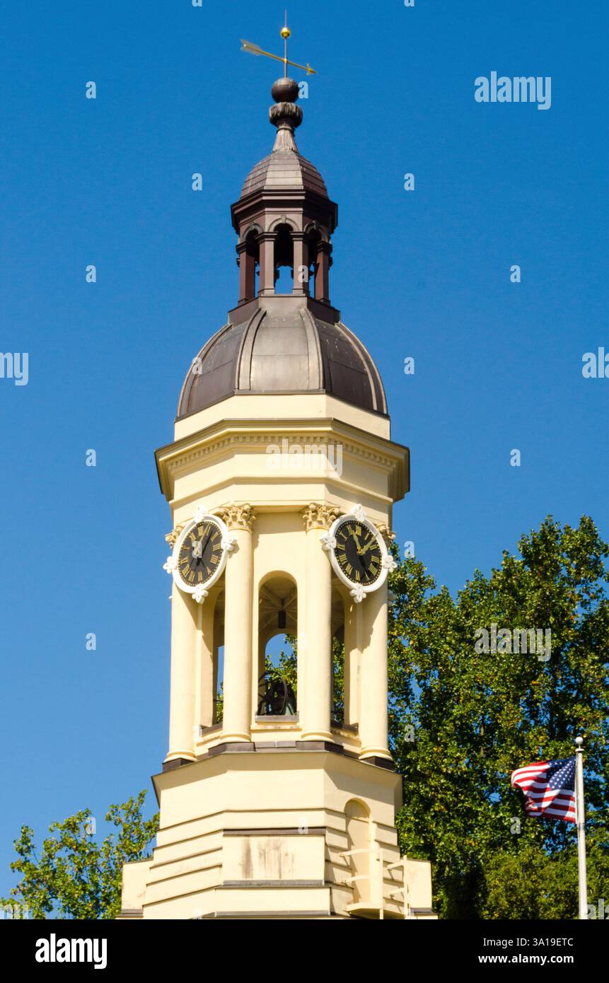 Tower on Nassau Hall, Princeton University, New Jersey Stock Photo - Alamy