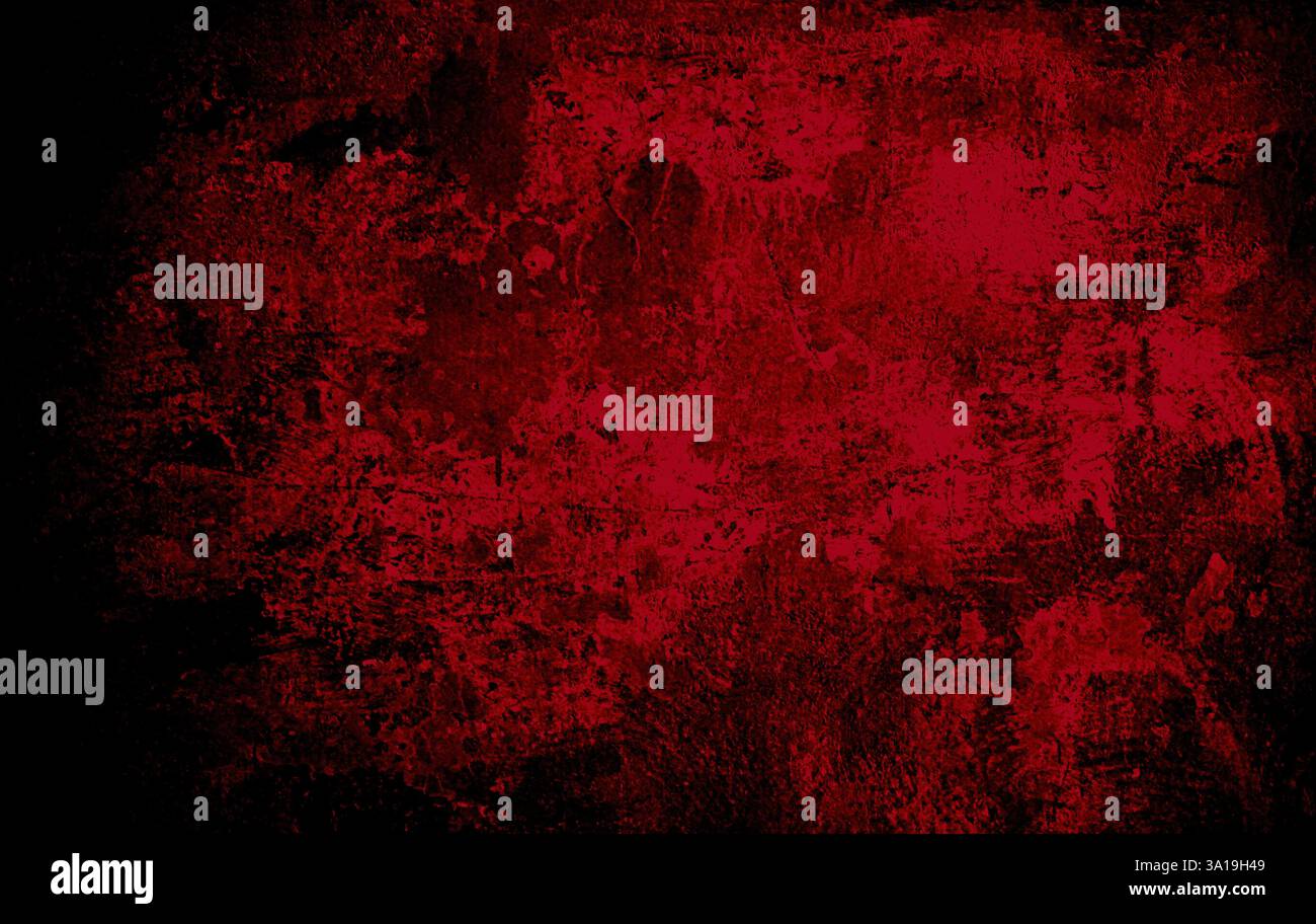 Very dirty red-black surface as an uneven background texture Stock Photo