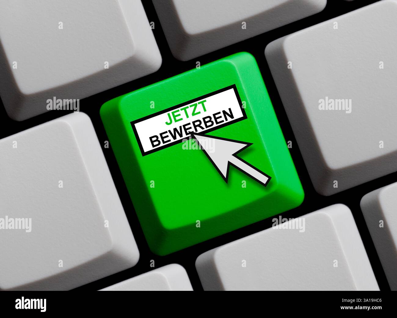 Blue wide keyboard shows idea hi-res stock photography and images - Alamy