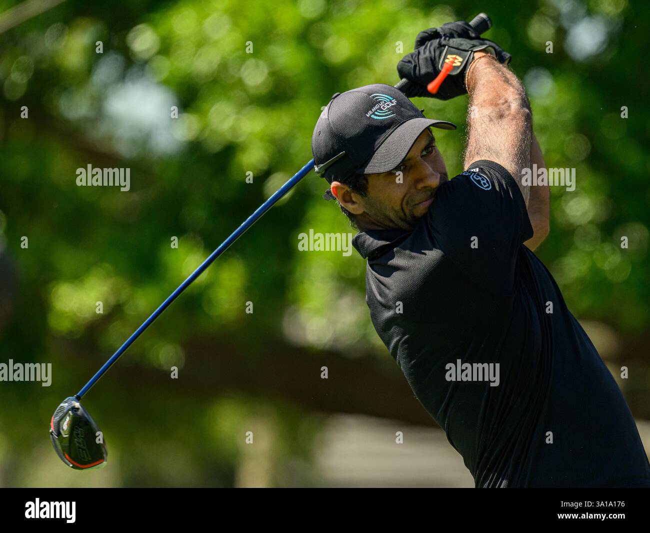 Aaron Rai Tee Orlando, FL, USA. 7th Mar, 2025. Aaron Rai of England on the 1st tee ...