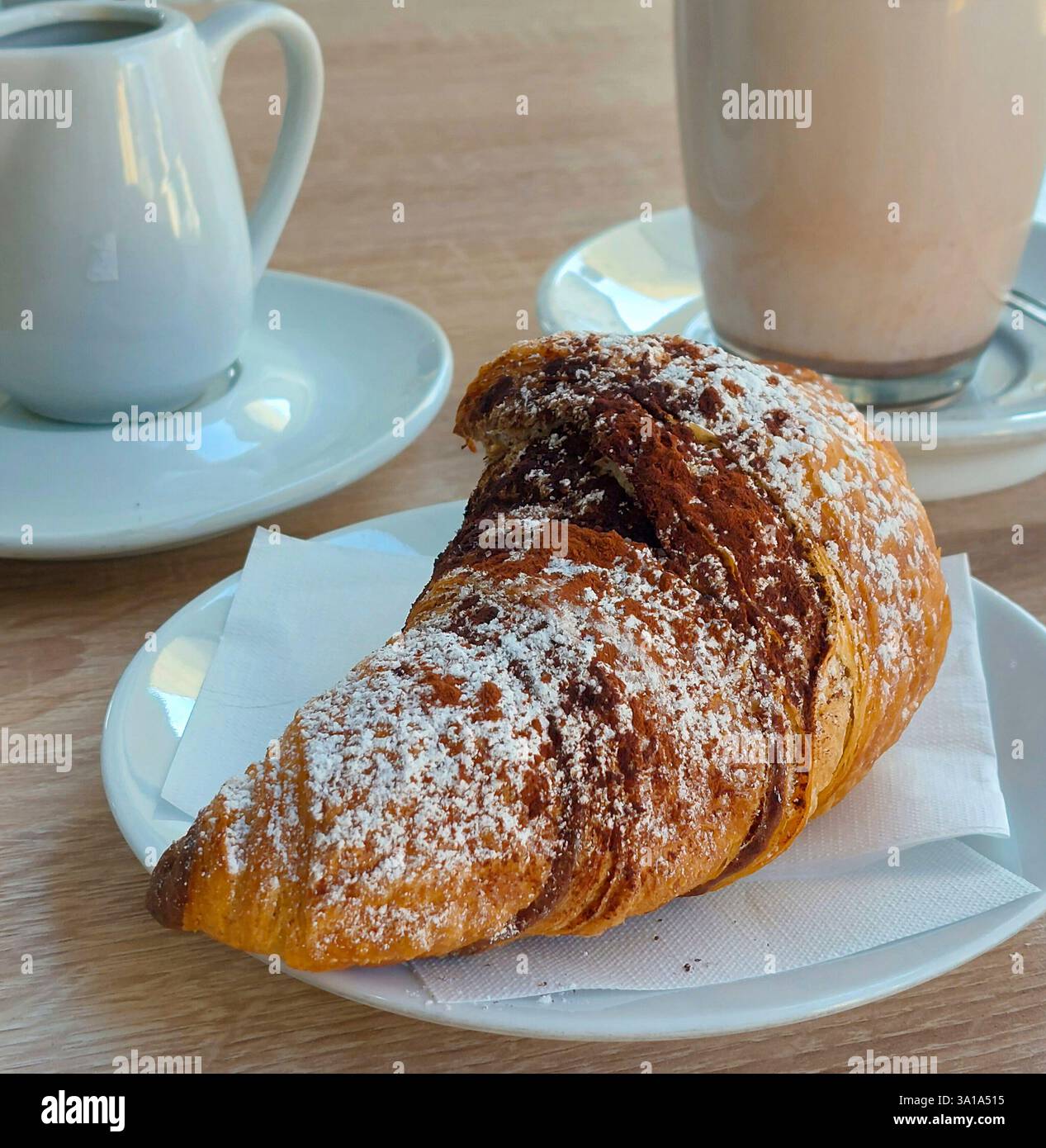 Sweet croissant in plate hi res stock photography and images Alamy Sweet croissant in plate hi res stock photography and images Alamy