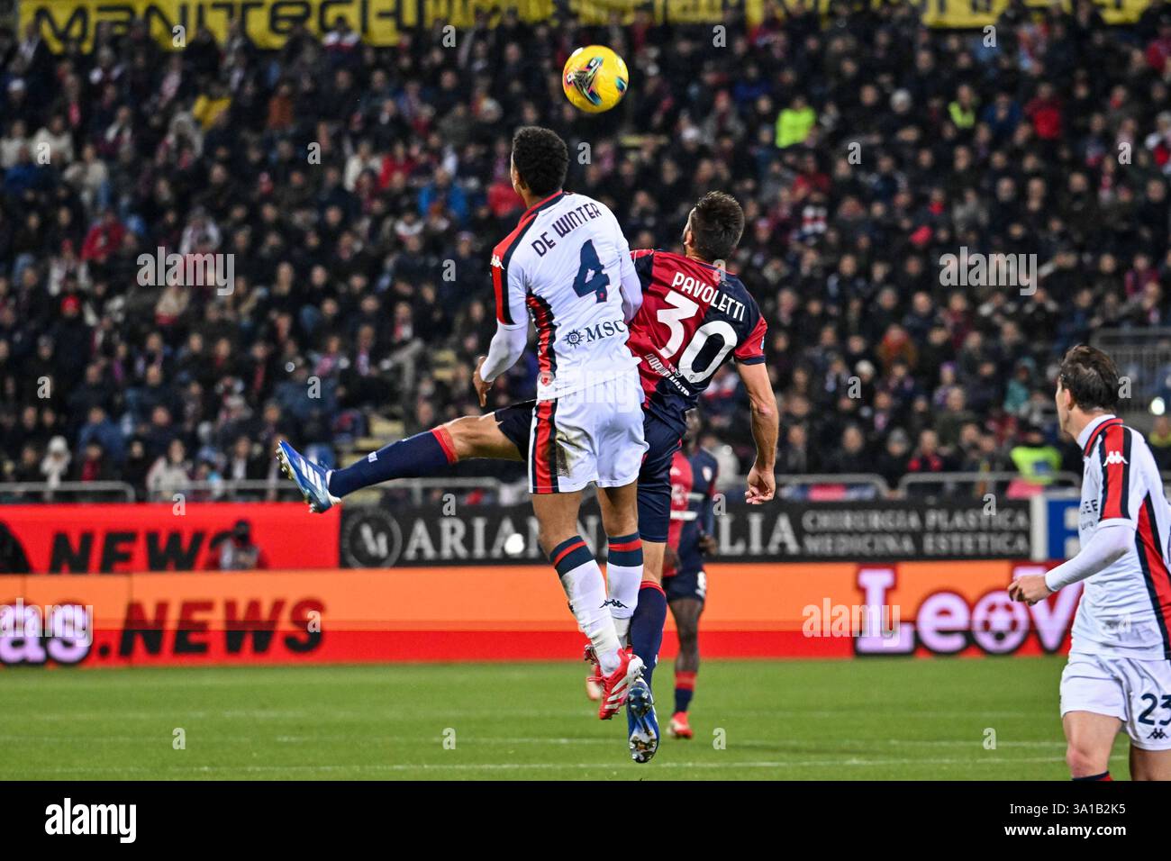 Cagliari, Italy. 07th Mar, 2025. Koni De Winter of Genoa CFC, Leonardo