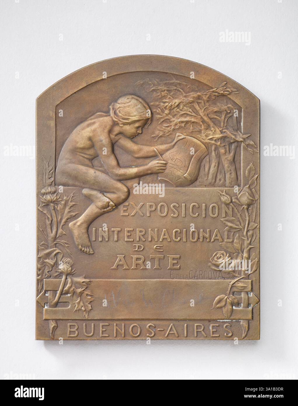 Exposicion Internacional de Arte, 1910. Stock Photo