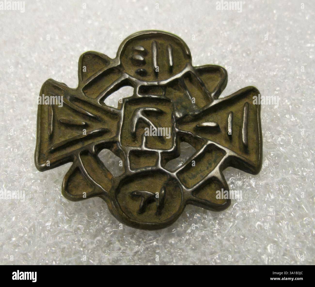 Cross, 13th-14th century. Stock Photo