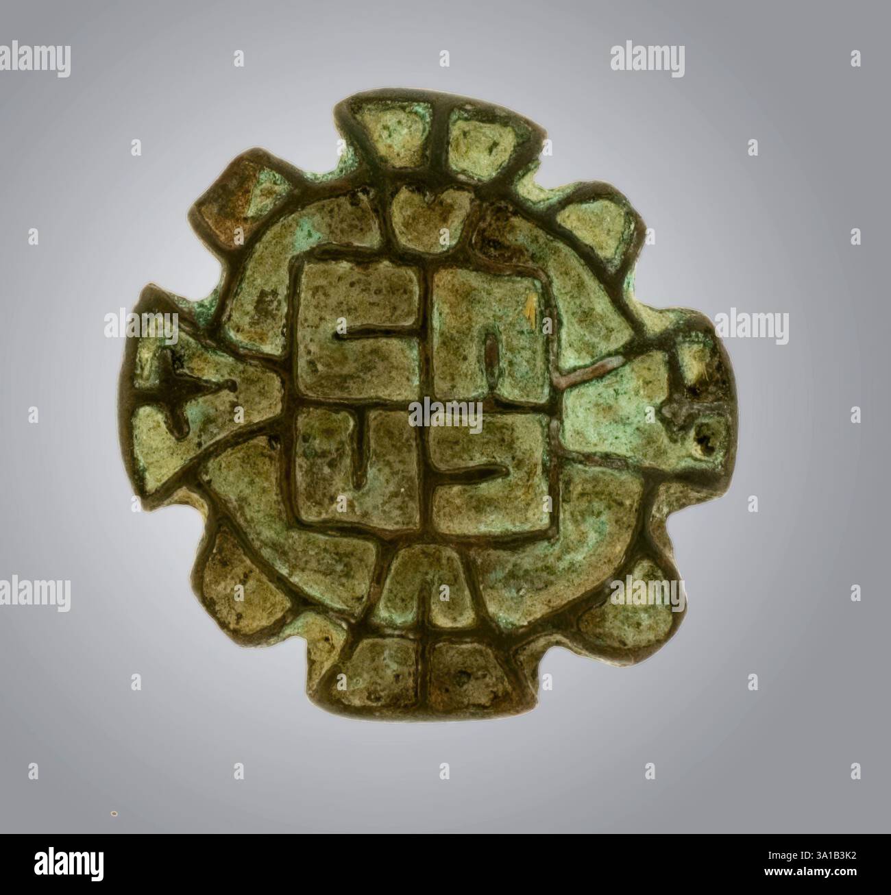 Cross, 13th-14th century. Stock Photo