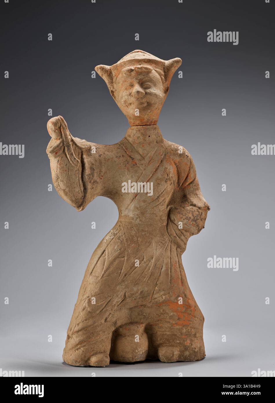 Whirling dancer over drum, about 100 CE. Stock Photo