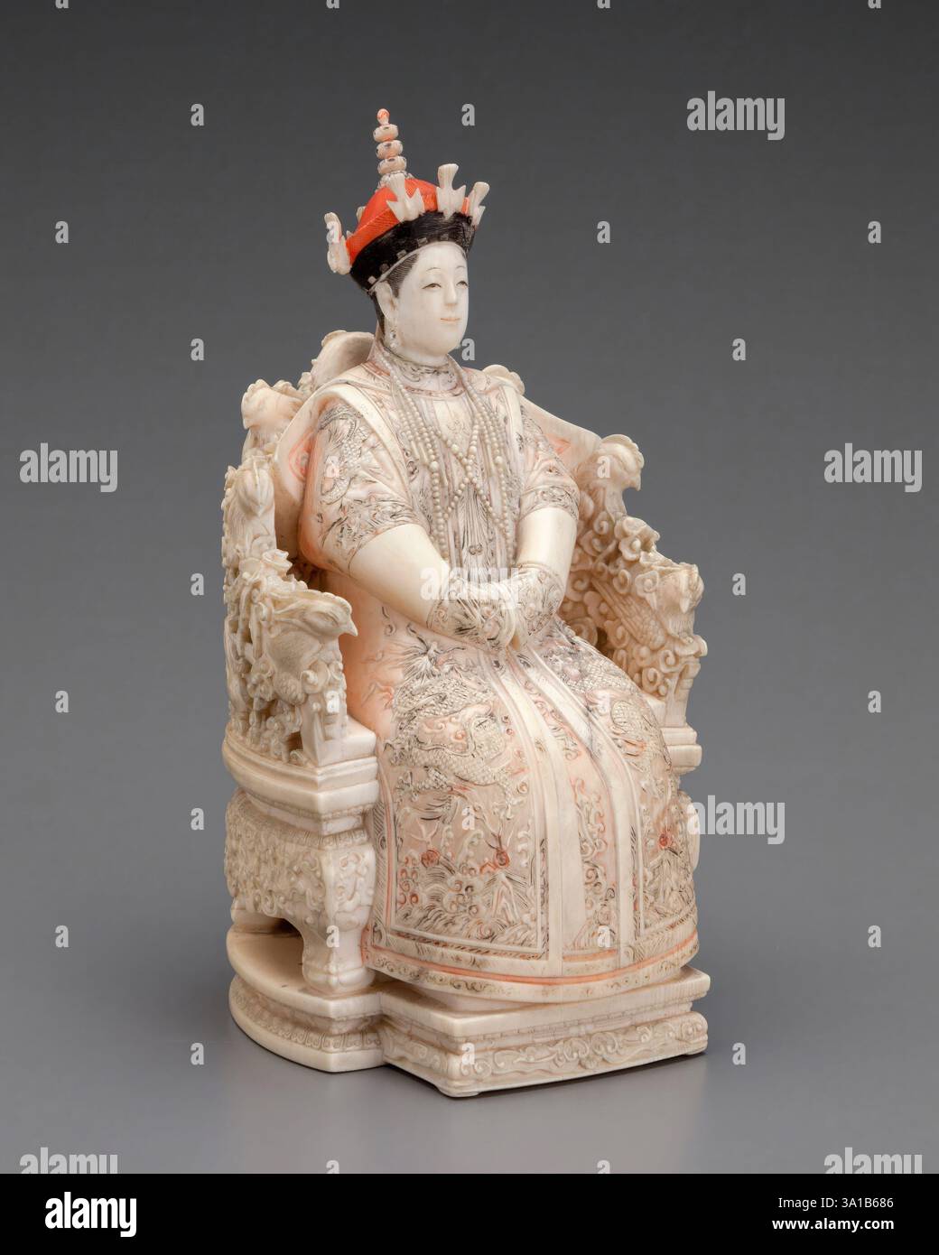 Seated Lady. Stock Photo