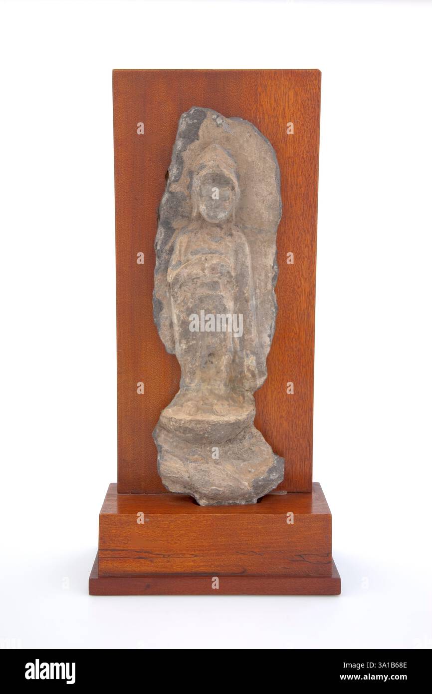 Standing Bodhisattva, 618-907. Stock Photo
