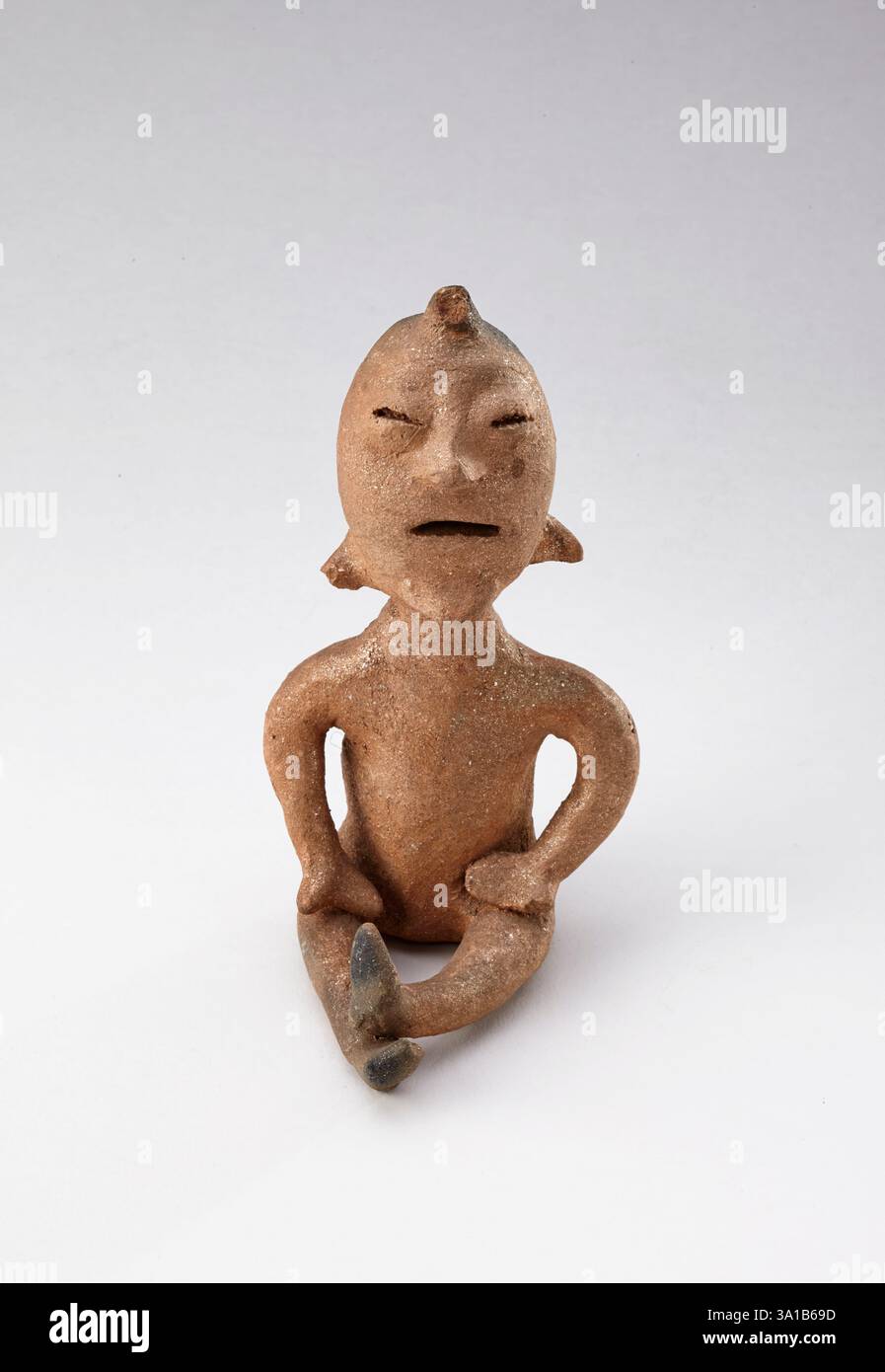 Seated figure (raingod), 1880-1910. Stock Photo