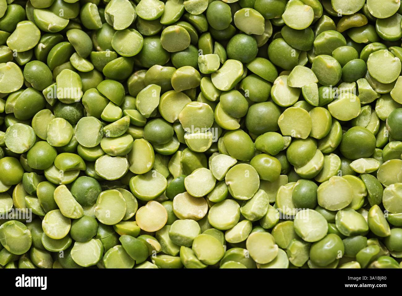 green split pea macro background texture image Stock Photo
