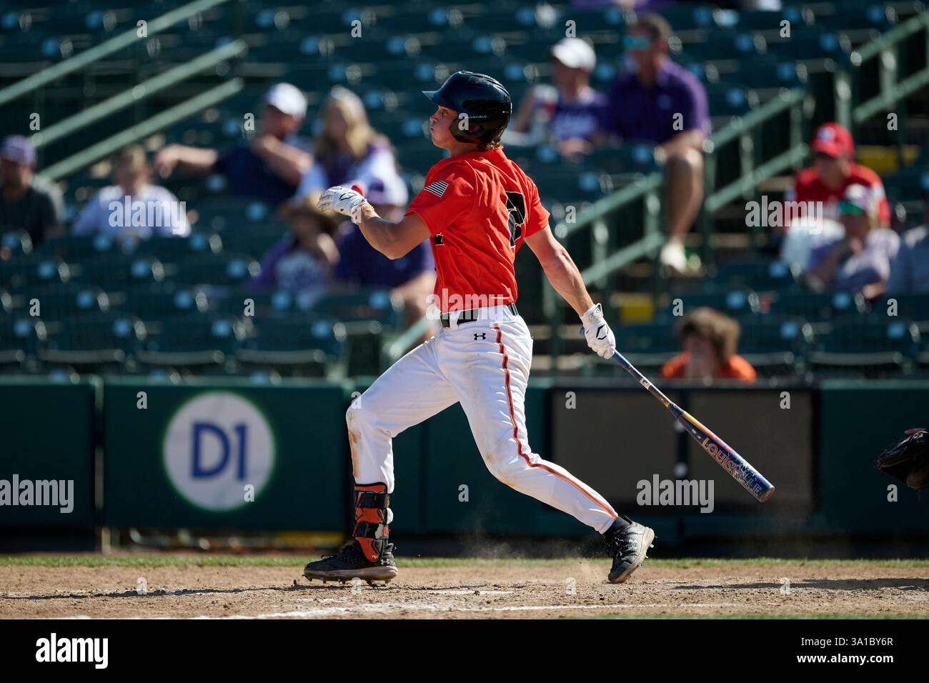 Sam Houston Bearkats Addison Smith (2) hits a single during an NCAA ...
