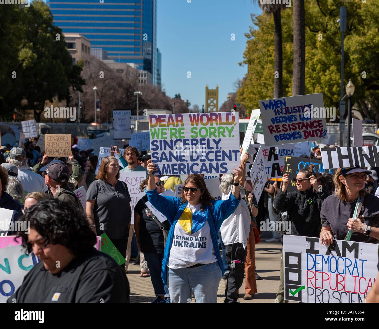 Sacramento, California, USA. March 7, 2025. Stand up for Science ...