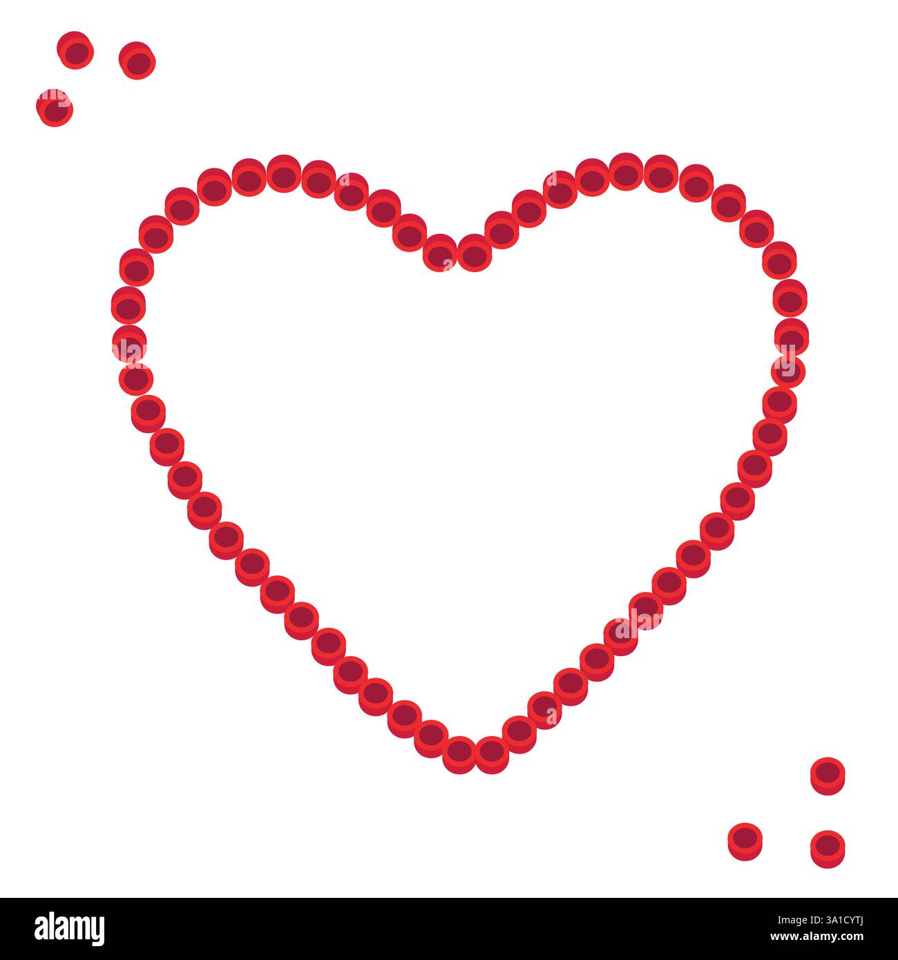 The mosaic red heart. San Valentin Stock Vector Image & Art - Alamy