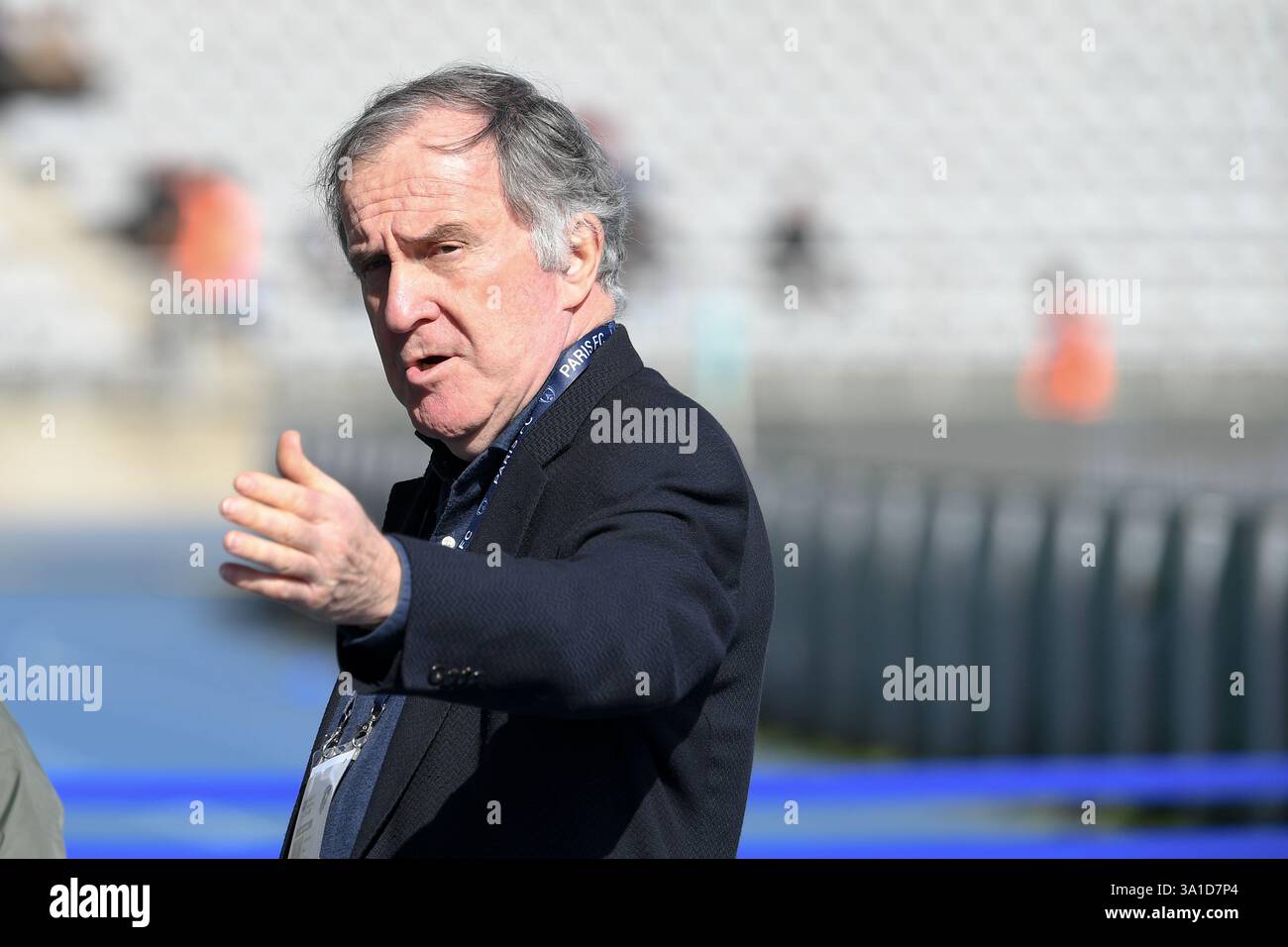Pierre FERRACCI (President Paris Fc PFC) during the ligue 2 BKT match ...