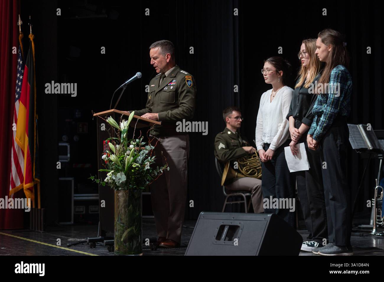 Gedenkveranstaltung Brücke von Remagen - 07.03.2025 Rede von US General ...