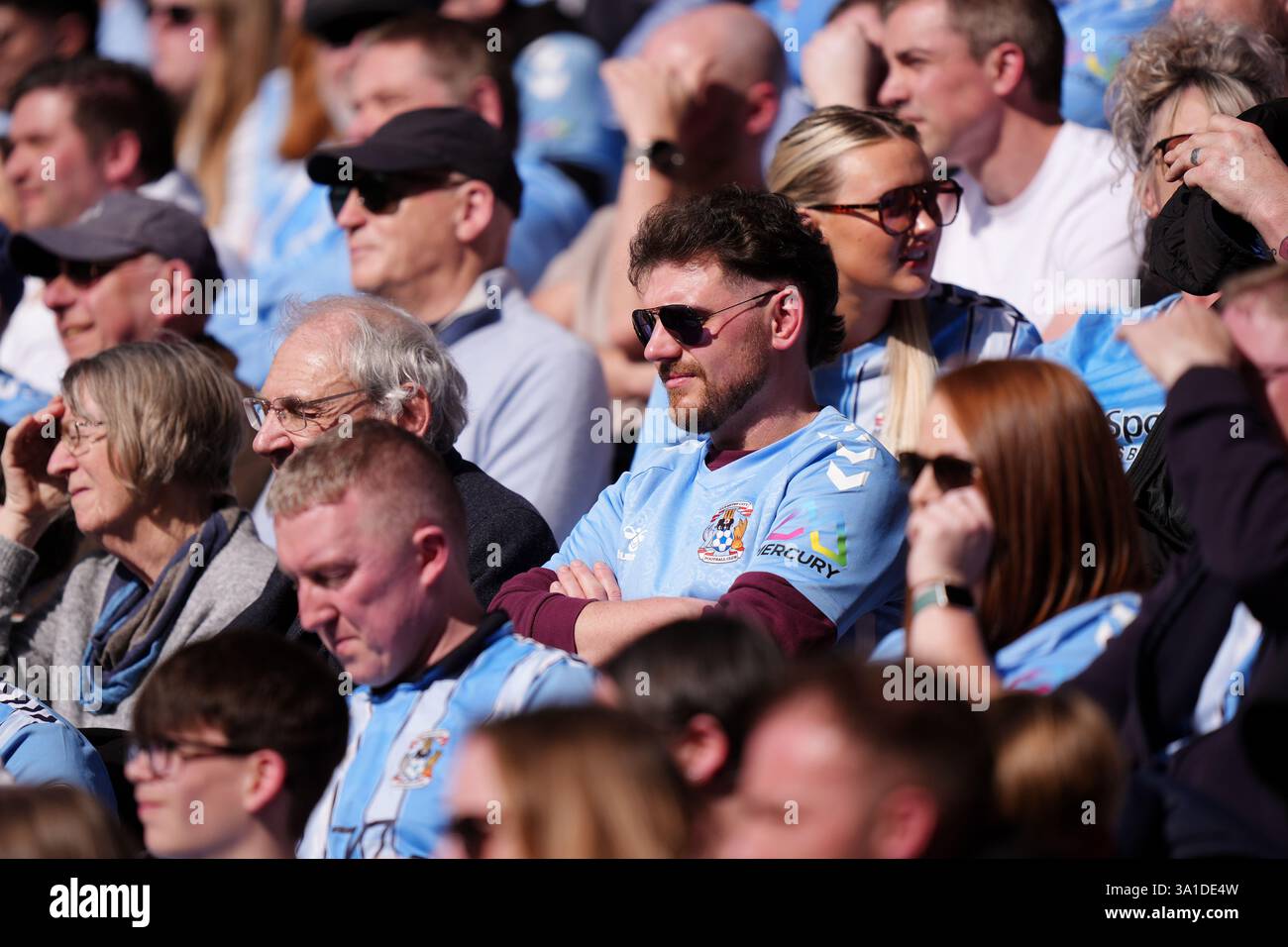 Coventry City fans during the Sky Bet Championship match at the ...