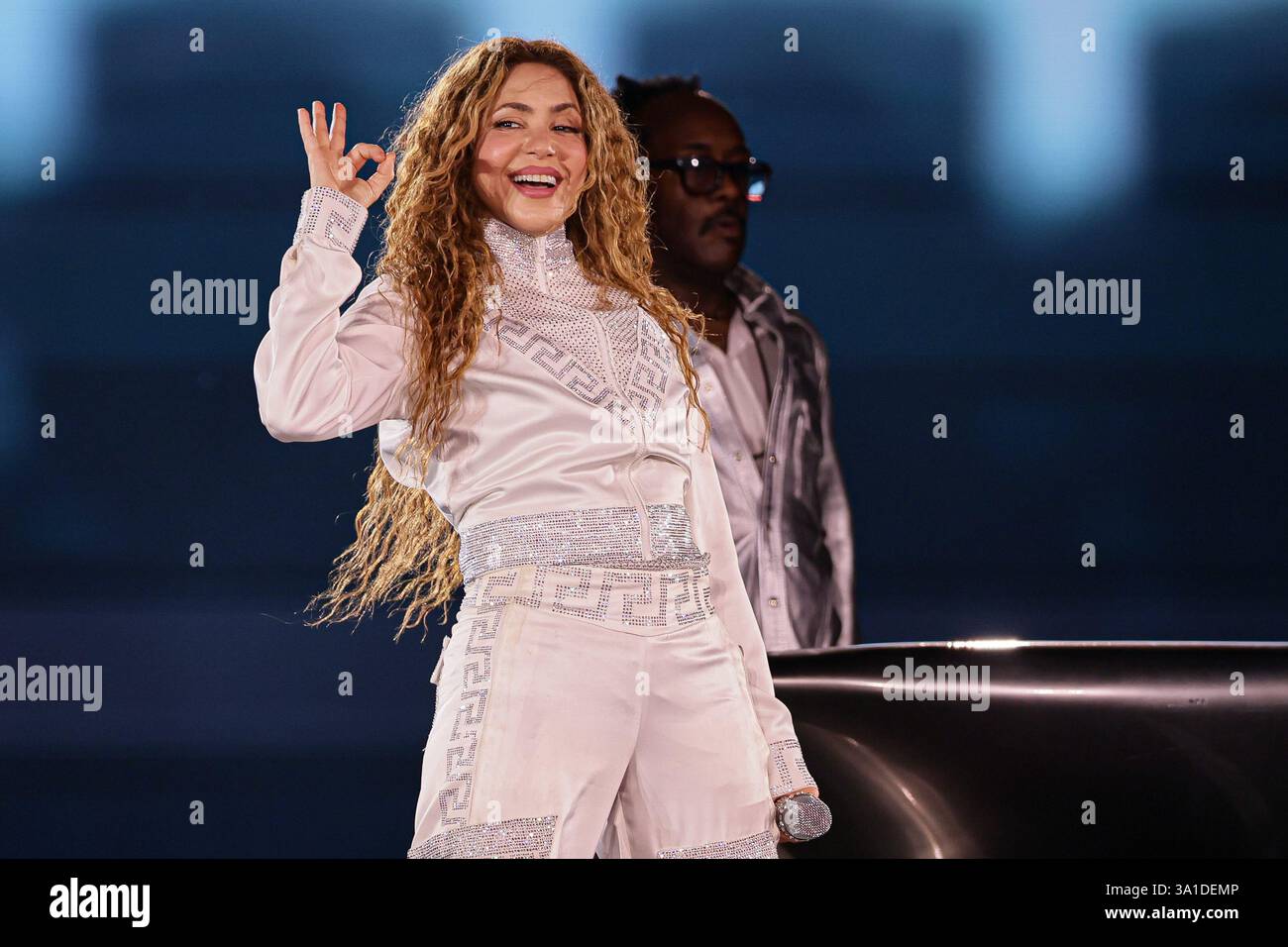 Shakira performs to a packed crowd at Campo Argentino de Polo in Buenos