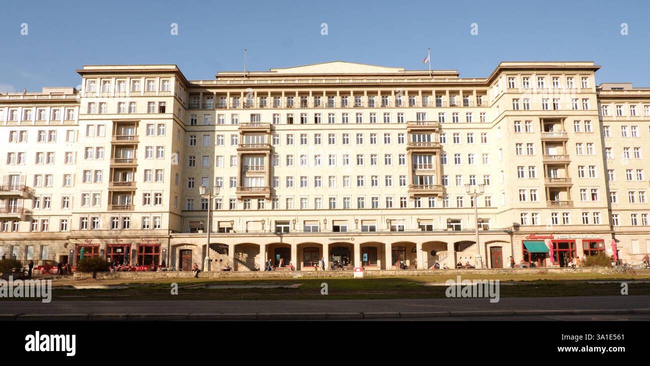 Frankfurter Tor, formerly Stalin Allee, Soviet style post war housing ...