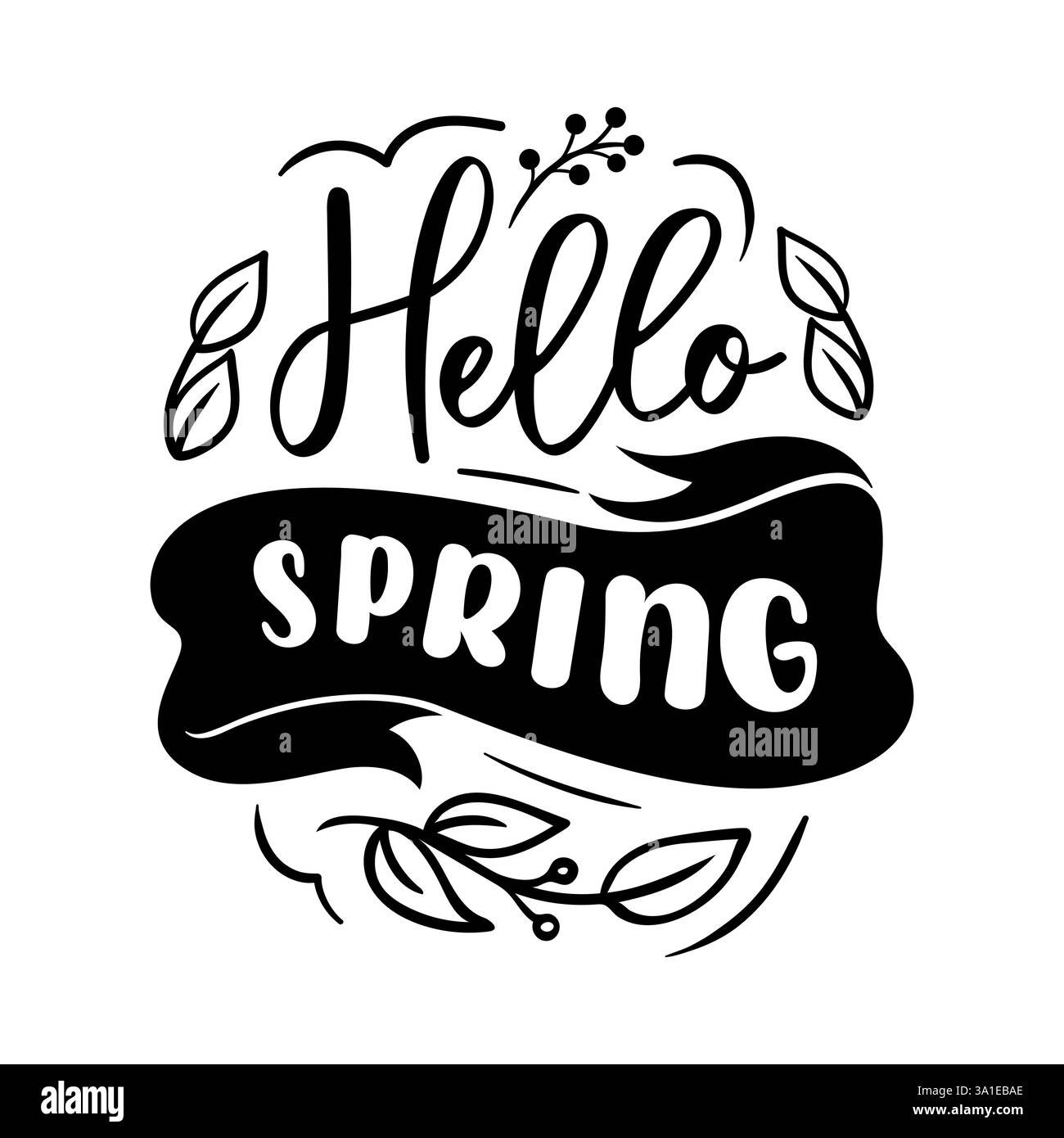 Soft spring blooms Stock Vector Images Alamy