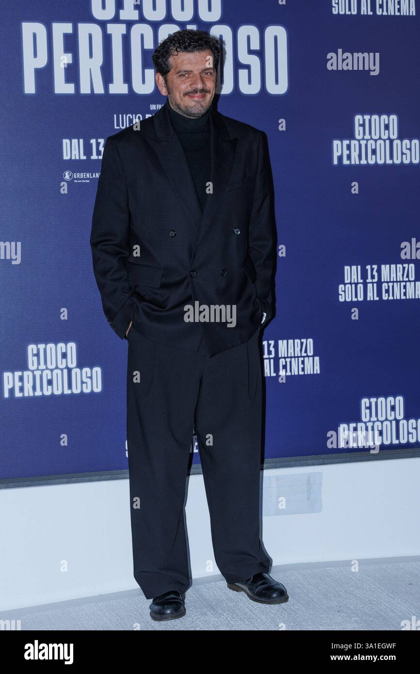 Alessandro Carbonara Attends The Evening Photocall Family Friends Alessandro Carbonara Attends The Evening Photocall Family Amp Friends Preview Of The Movie Gioco Pericoloso On March 07 2025 At Cinema The Space 3A1EGWF 