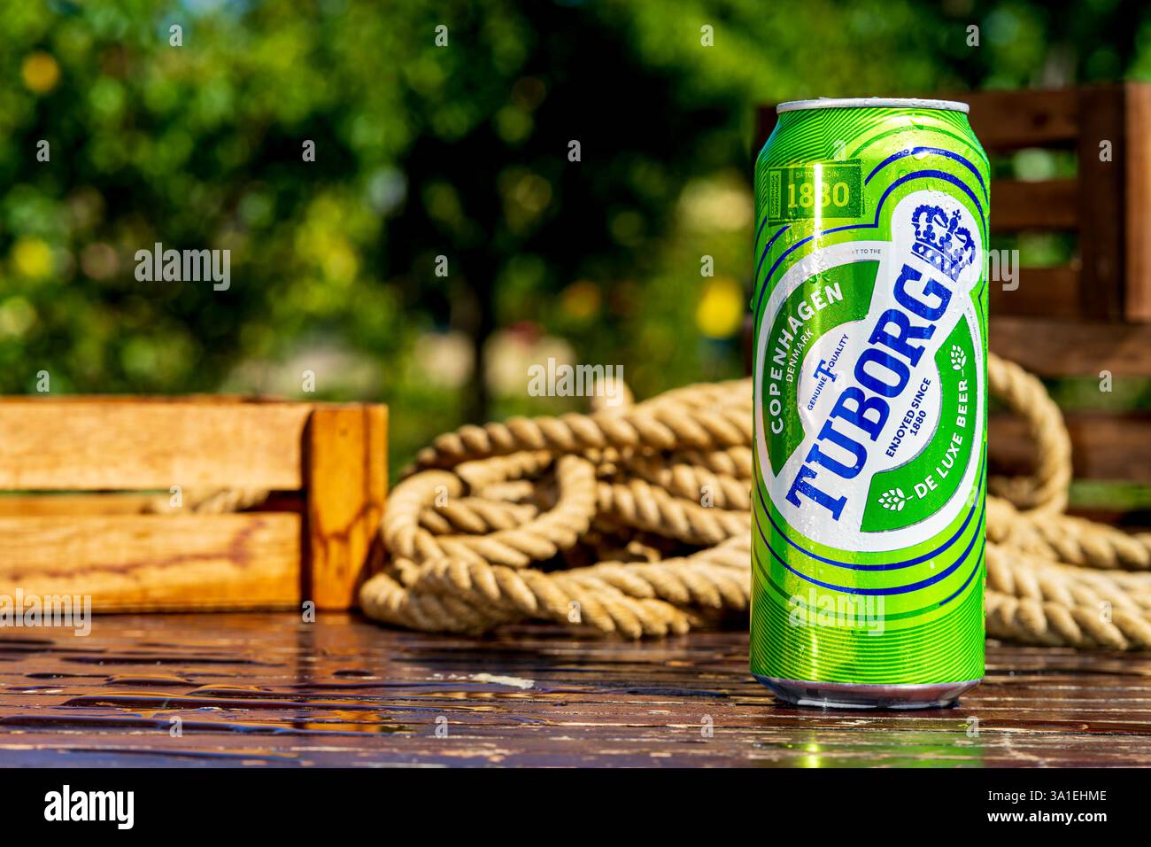 Tuborg Wallpapers KHARKOV, UKRAINE DECEMBER 8, 2020 Aluminium Cans