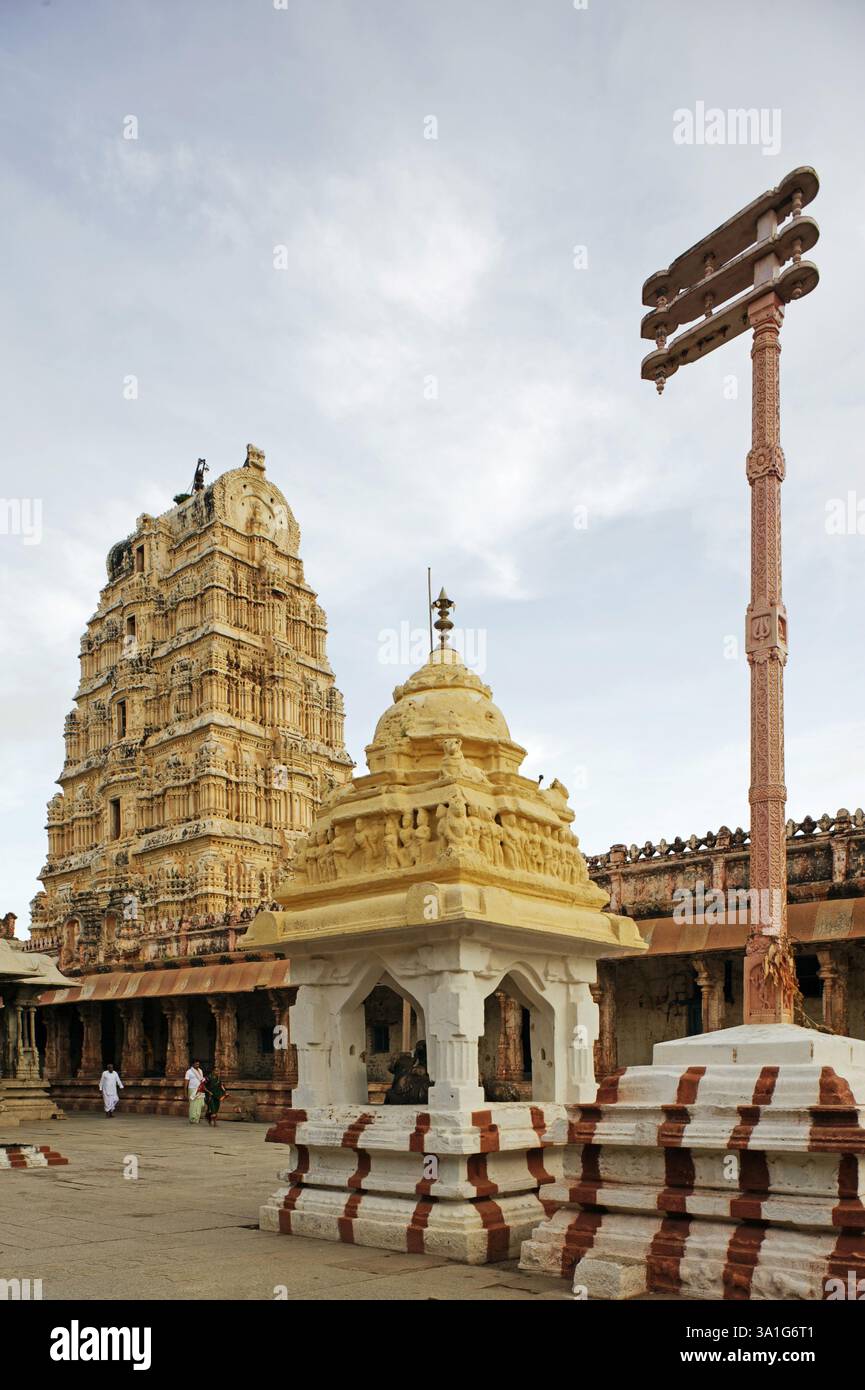 Virupaksha or Pampapati temple, UNESCO World Heritage site Hampi ...