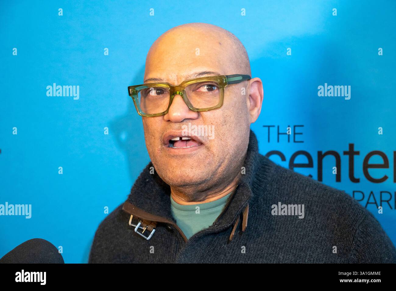 New York United States 08th Mar 2025 NEW YORK NEW YORK MARCH 08 New York United States 08th Mar 2025 New York New York March 08 Laurence Fishburne Attends A Rally To Save The Landmark West Park Church On March 08 2025 In New York City Credit Ron Adaralamy Live News 3A1GMME 