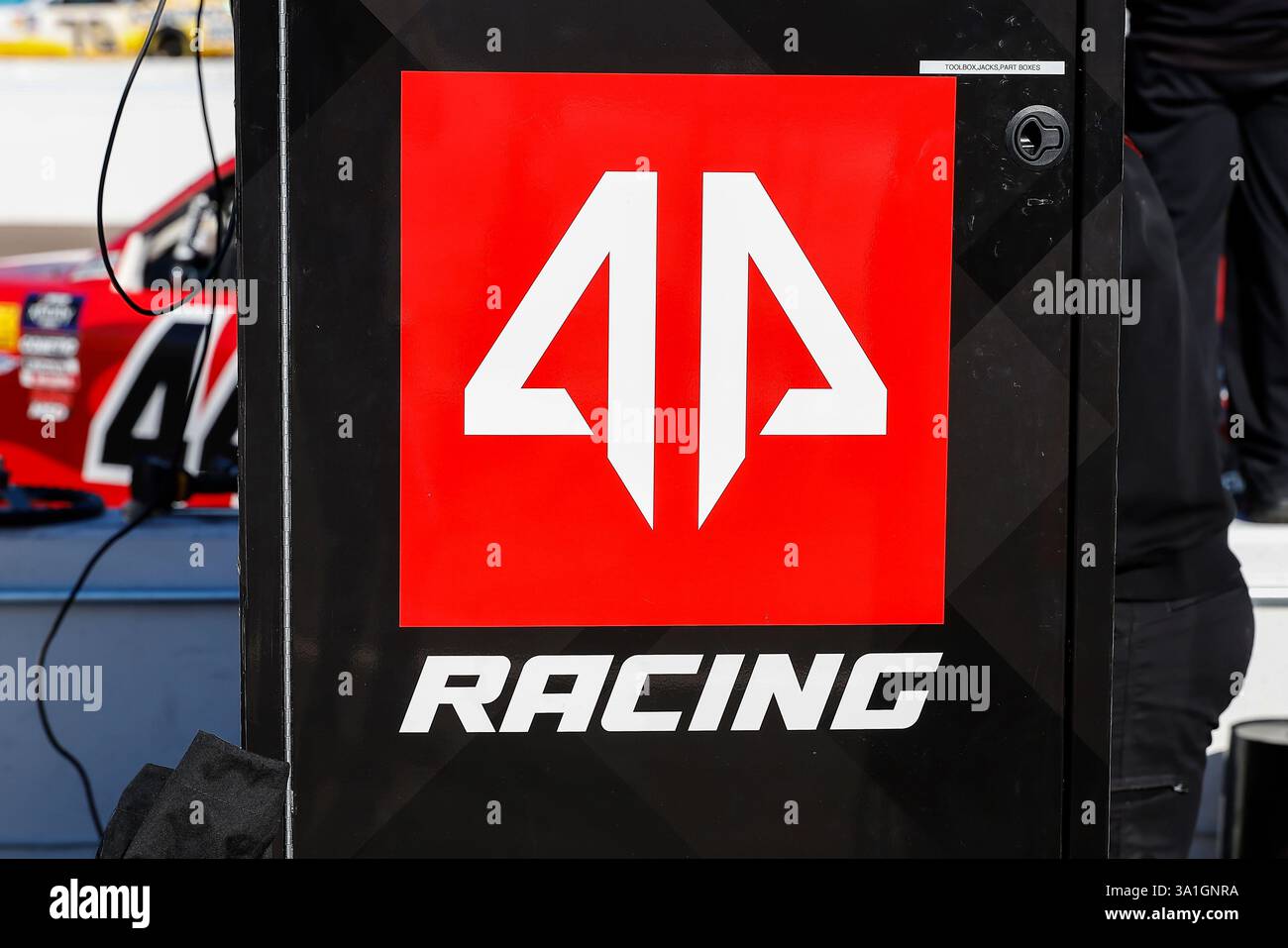 AVONDALE, AZ - MARCH 08: The Alpha Prime Racing logo during practice ...