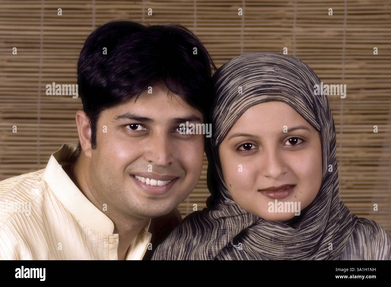 Sukra & Dina standing together, India MR #s 690A, 690E Stock Photo
