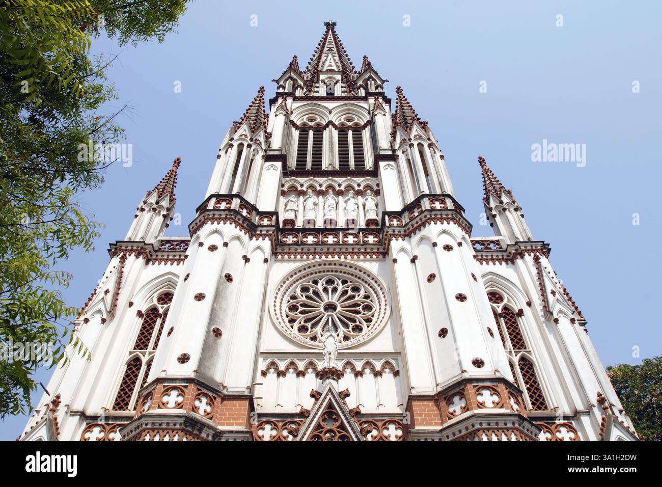 The Church of our Lady of Lourdes built in 1840 is the replica of the ...