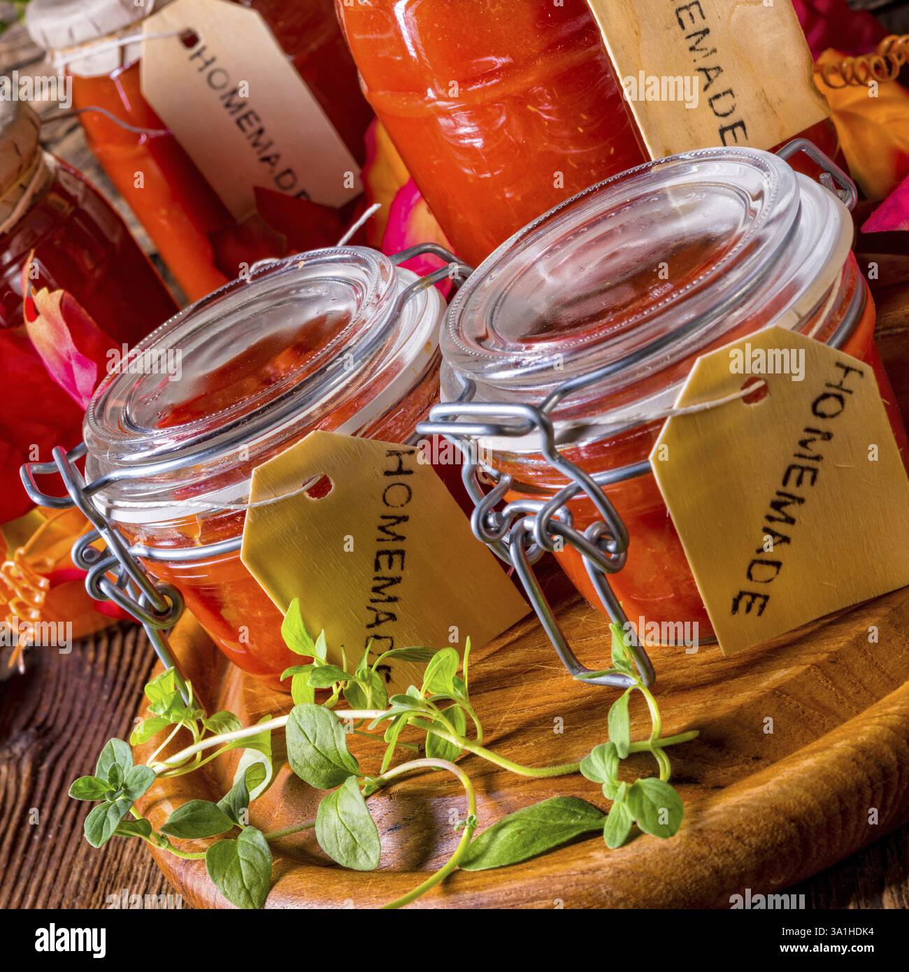 Mason jar Stock Photo