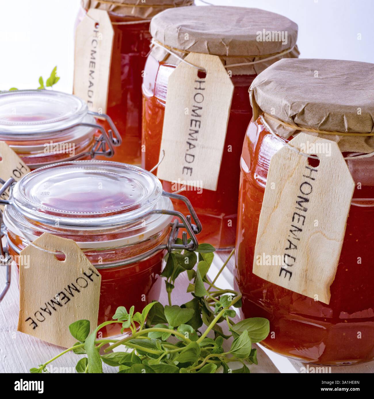 Mason jar Stock Photo