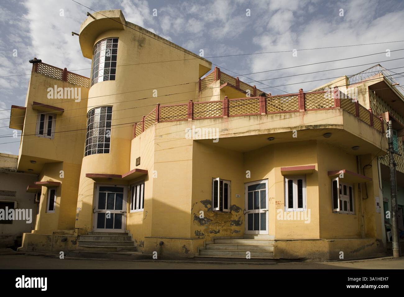 Bungalow of Indian family, Village Dilwara, Udaipur, Rajasthan, India ...