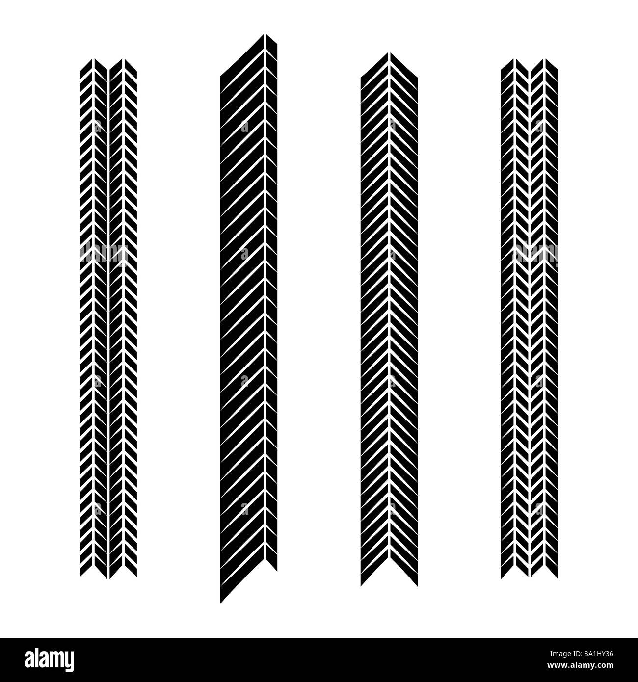 Arrow pattern lines set Stock Vector Image & Art - Alamy