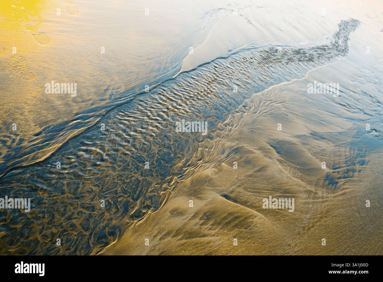 Curved Stream Pattern Creative curve and form sand pattern stream water texture fine art ...