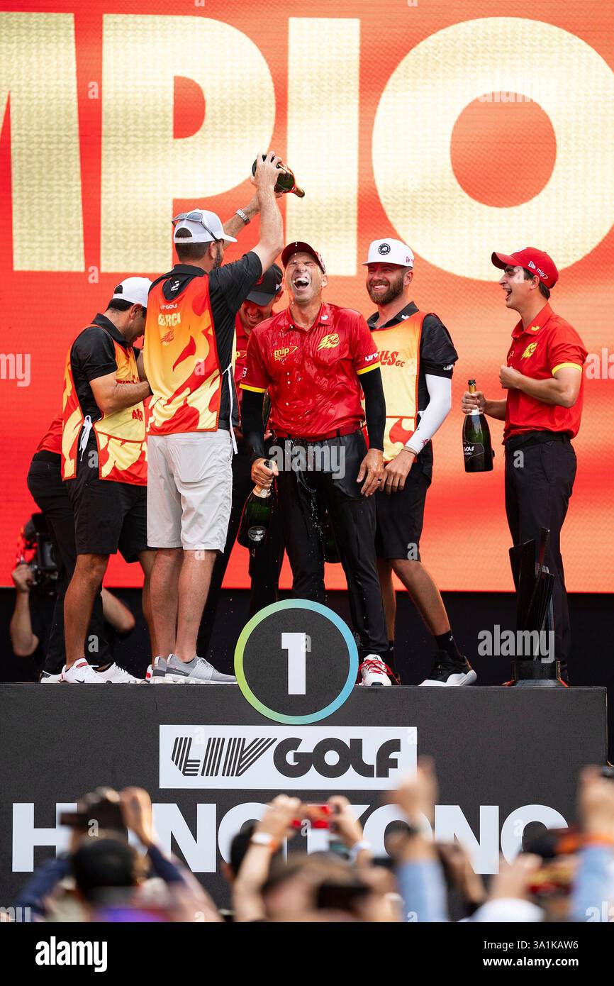 First place team champions, Abraham Ancer of Fireballs GC, Captain ...