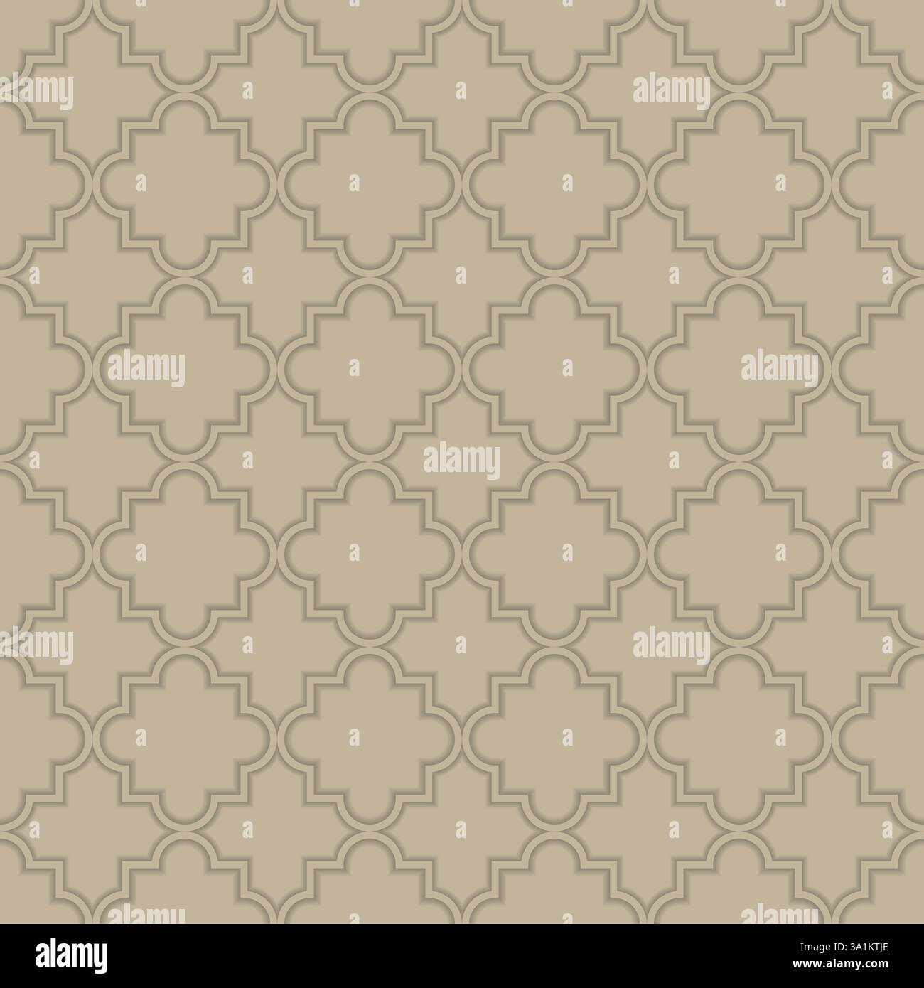 Seamless pattern with lined moroccan tiles Stock Vector