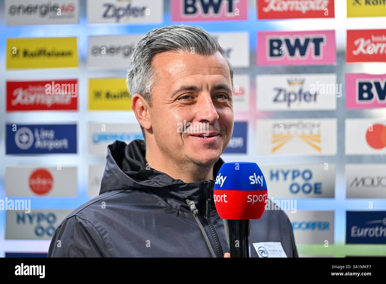 Linz Austria 09th Mar 2025 LINZ AUSTRIA MARCH 9 Head Coach linz-austria-09th-mar-2025-linz-austria-march-9-head-coach