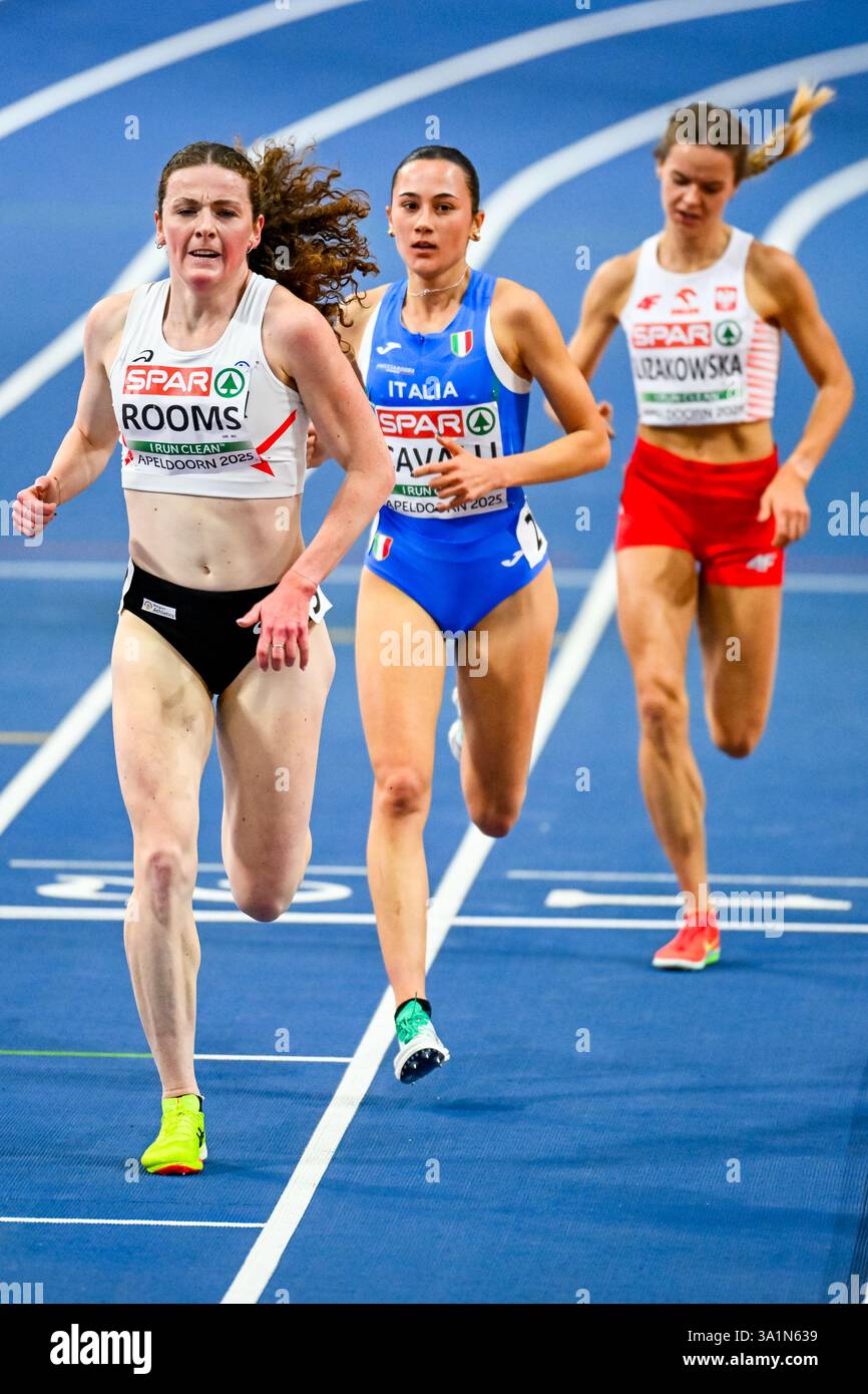 Apeldoorn, Netherlands. 09th Mar, 2025. Belgian Lisa Rooms the women's ...