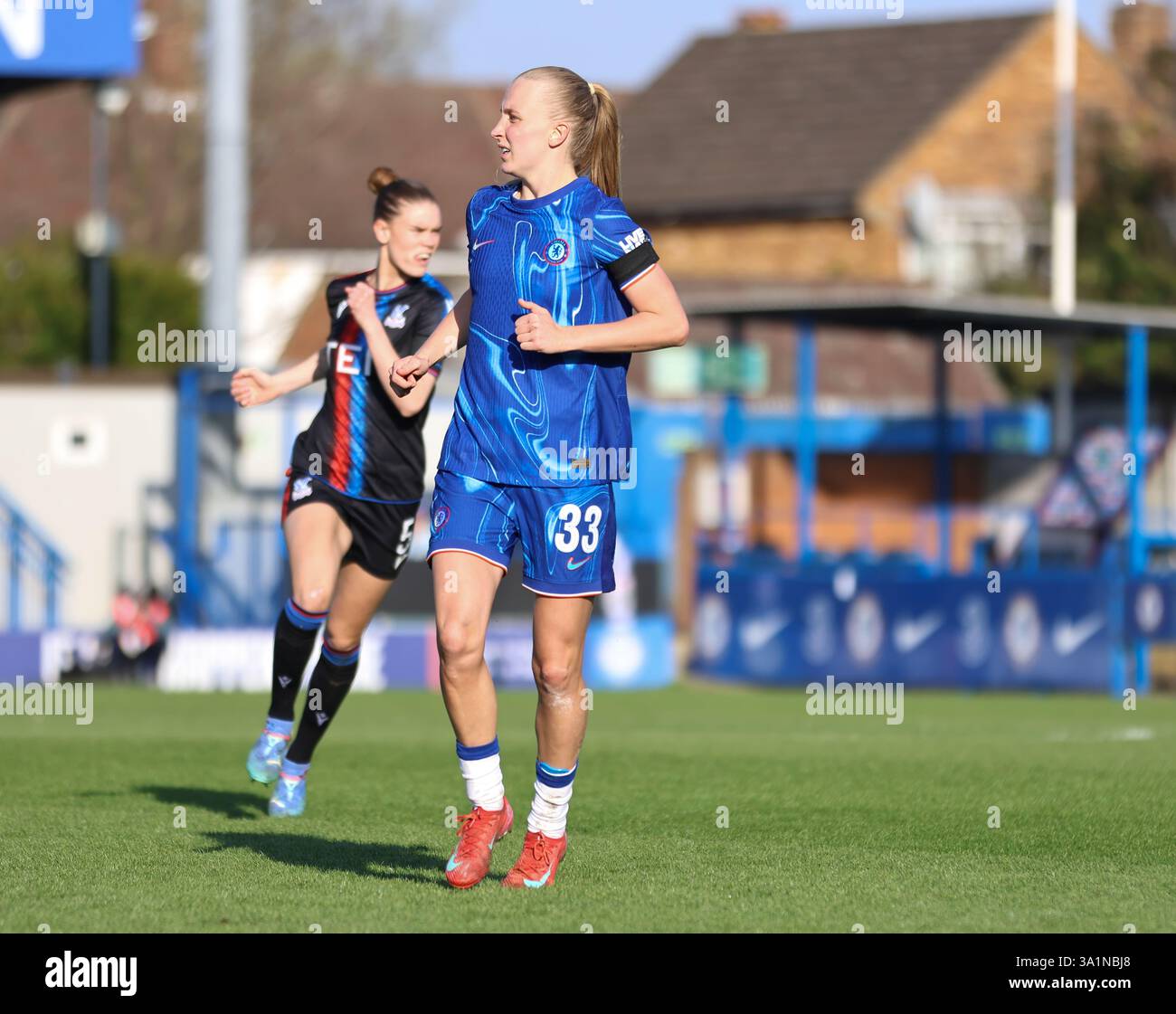 Aggie Beever-Jones (Chelsea 33) during the Adobe Women's FA Cup quarter ...