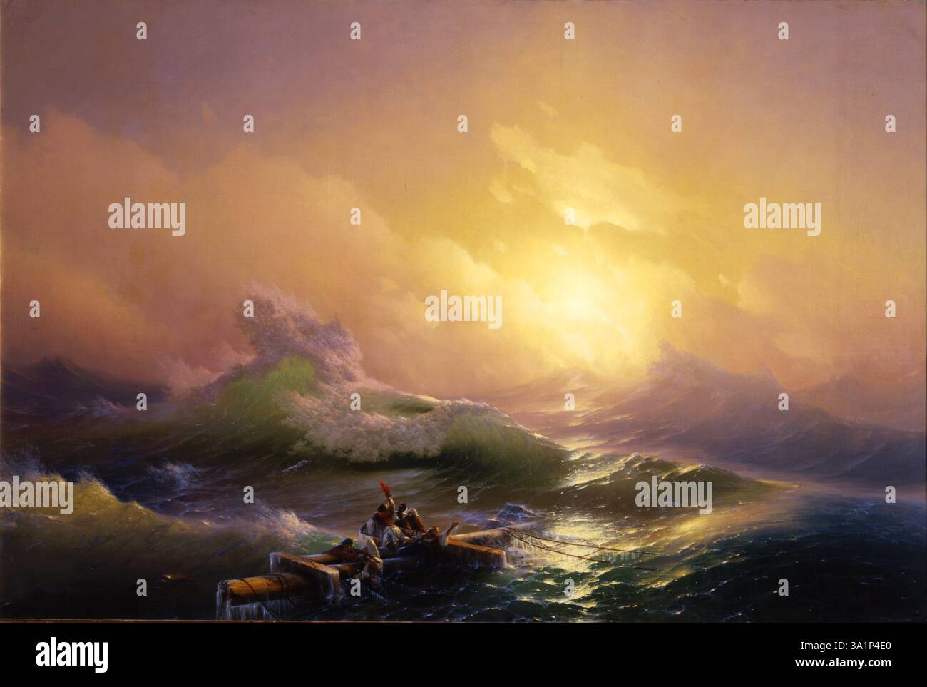 The ninth wave by ivan aivazovsky hi-res stock photography