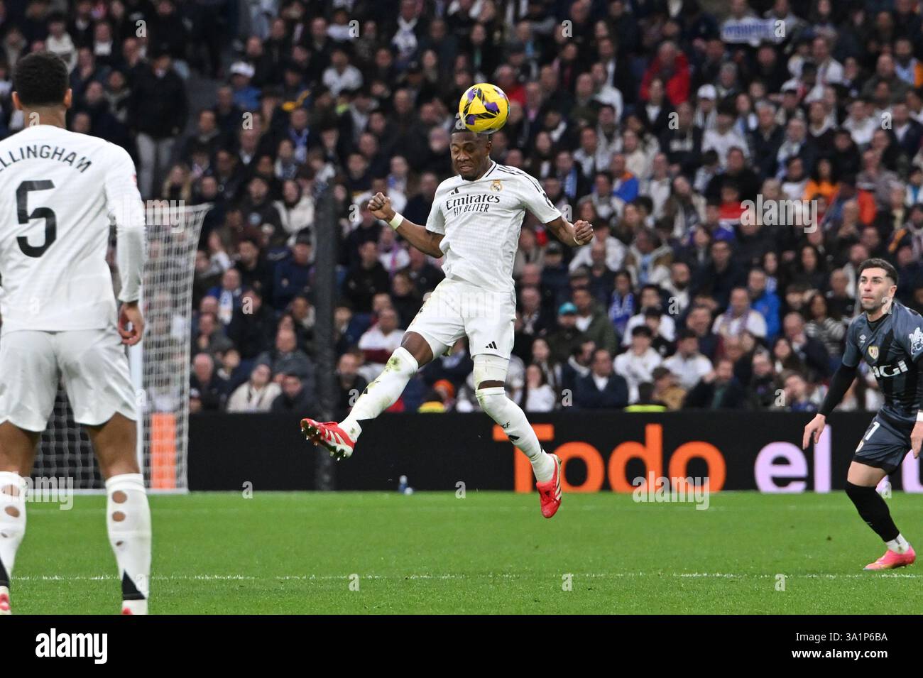 Madrid, Madrid, Spain. 9th Mar, 2025. 4 DAVID ALABA during the Spanish ...