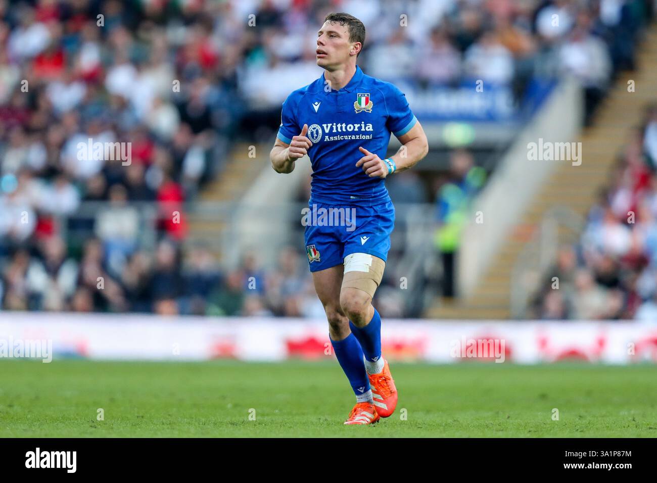 Paolo Garbisi of Italy in action during the 2025 Guinness 6 Nations ...