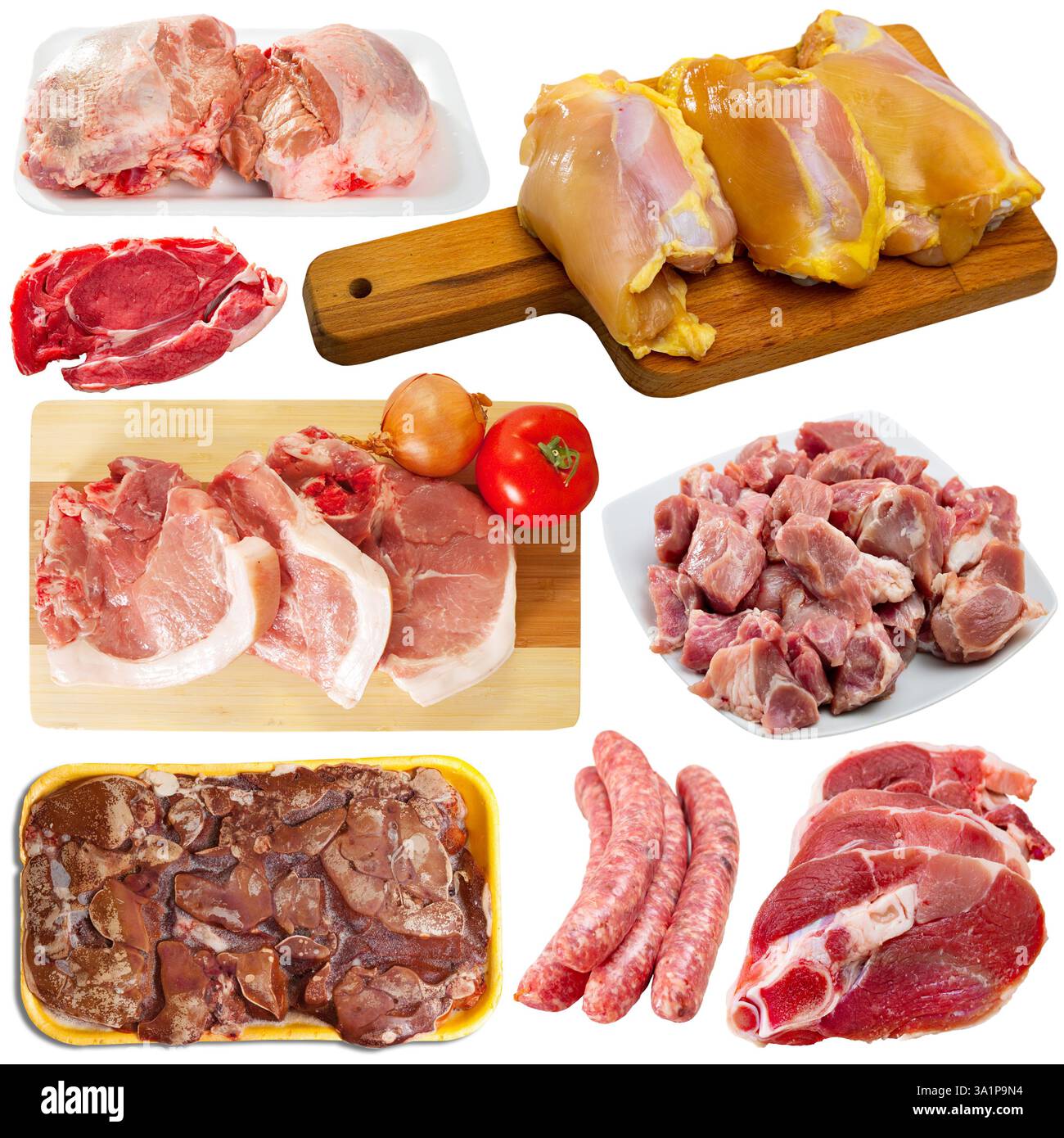 Pork rabbit meat organic Cut Out Stock Images & Pictures - Alamy